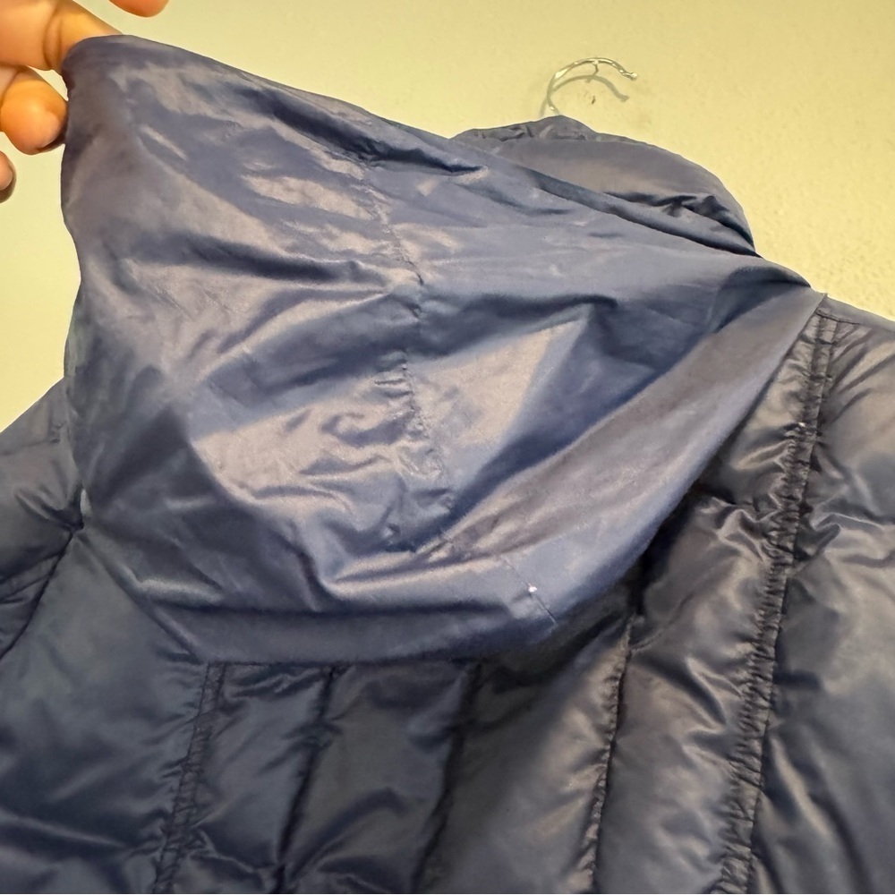 Lauren Ralph Lauren Down Jacket FLAW Hoodie Double Zipper Lightweight Small - Picture 6 of 8